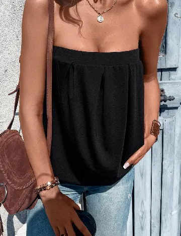 Top SHEIN, negru