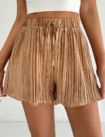 Pantaloni scurti SHEIN, maro