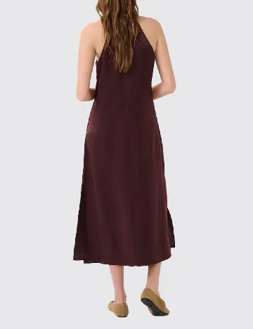 Rochie medie My Essential Wardrobe, visiniu