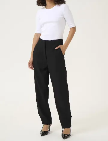 Pantaloni Kaffe, negru