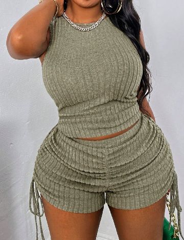 Compleu SHEIN CURVE, verde