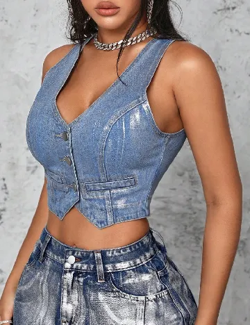 Top SHEIN, albastru