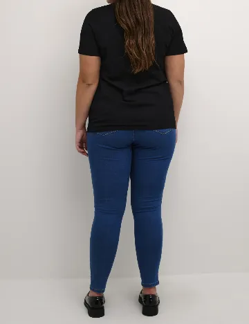 Tricou Kaffe Curve, negru