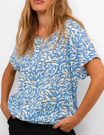 Bluza Kaffe, albastru