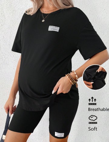 Compleu SHEIN Maternity, negru