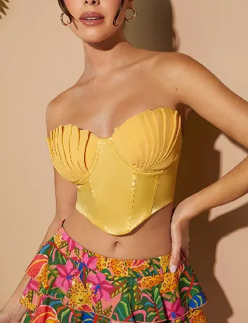Top SHEIN, galben