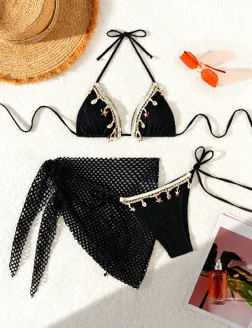 Costum de baie SHEIN, negru