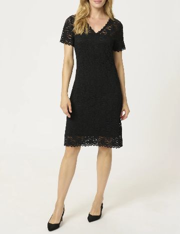 Rochie scurta Cream, negru