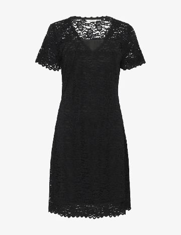 Rochie scurta Cream, negru