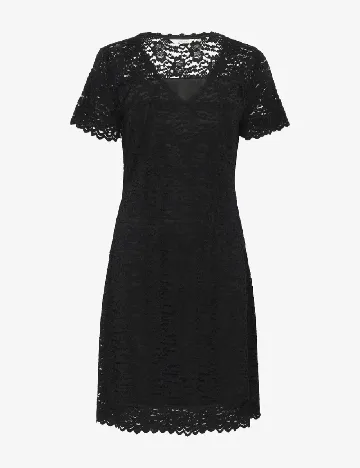 Rochie scurta Cream, negru
