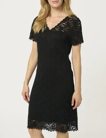 Rochie scurta Cream, negru
