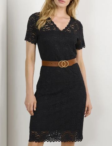 Rochie scurta Cream, negru