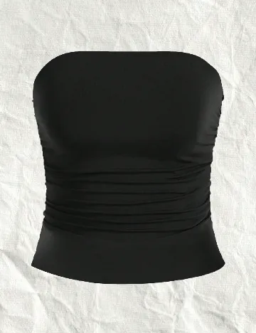Top SHEIN CURVE, negru