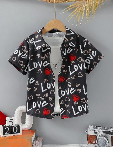 Camasa Shein Kids, negru