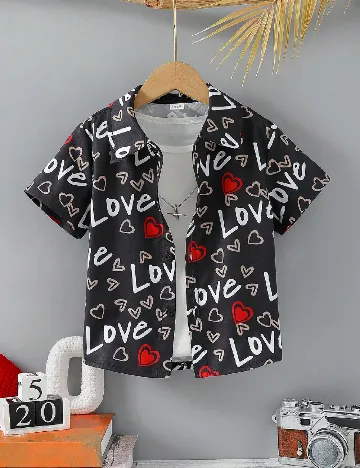 Camasa Shein Kids, negru