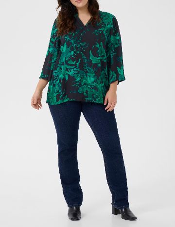 Bluza Kaffe Curve, negru