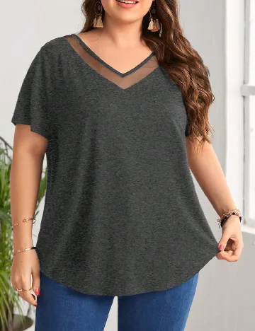 Tricou Emery Rose Curve, gri
