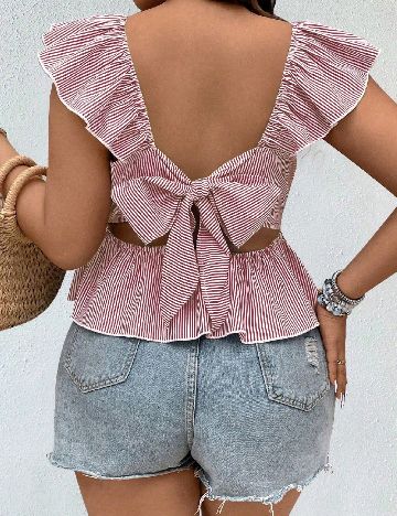 Bluza SHEIN CURVE, rosu