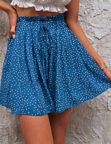 Pantaloni scurti SHEIN, albastru