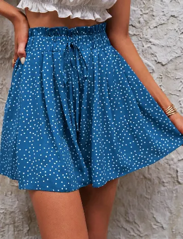 Pantaloni scurti SHEIN, albastru