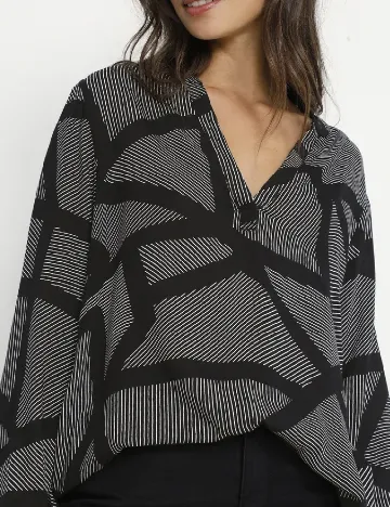 Bluza Kaffe, negru