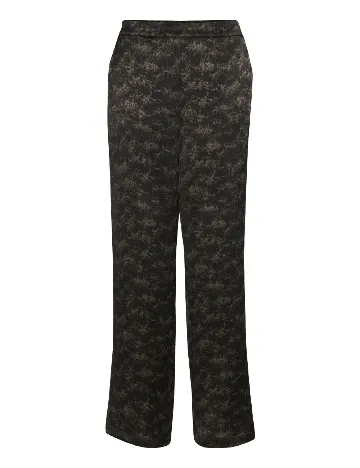 Pantaloni Karen By Simonsen, maro inchis