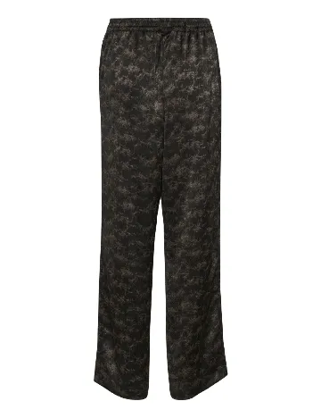 Pantaloni Karen By Simonsen, maro inchis