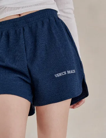 Pantaloni scurti SHEIN, albastru