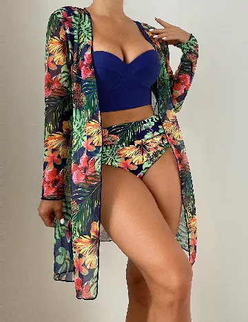 Costum de baie SHEIN, mix culori