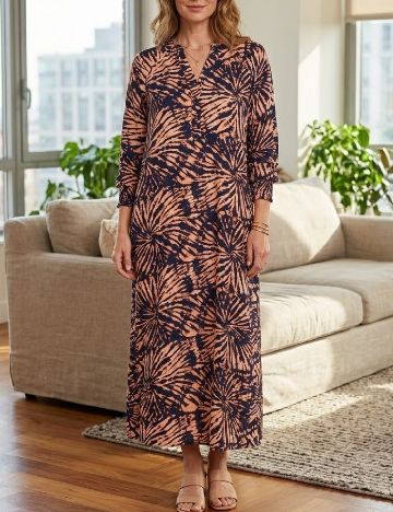 Rochie lunga Marta, mix culori