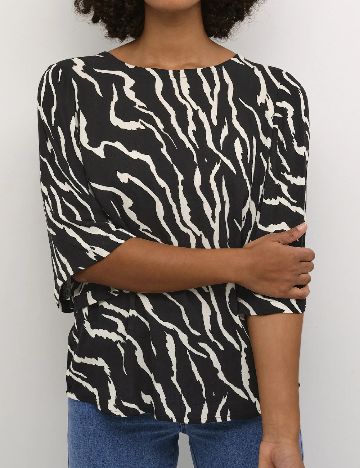 Bluza Kaffe, negru