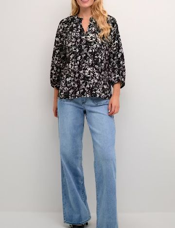 Bluza Kaffe, negru