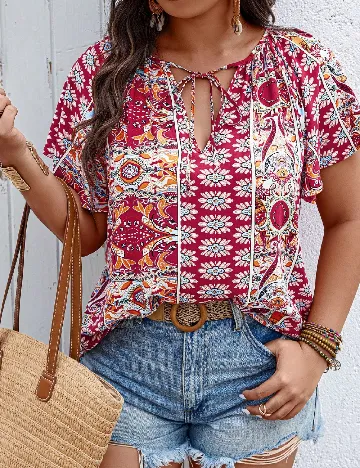 Bluza SHEIN CURVE, mix culori