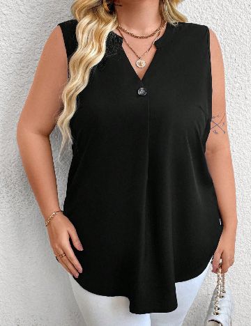 Bluza SHEIN CURVE, negru