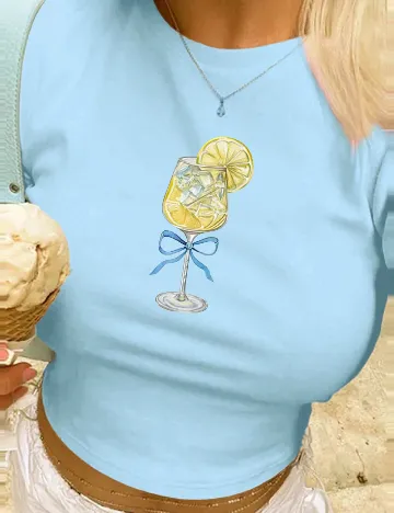 Top SHEIN, albastru