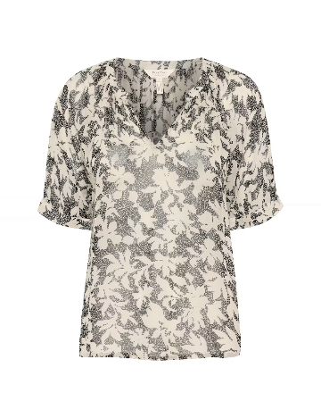 Bluza Part Two, crem/negru