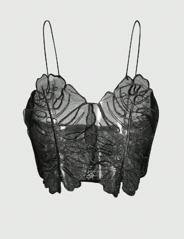 Top Romwe, negru