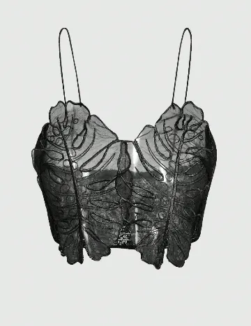 Top Romwe, negru