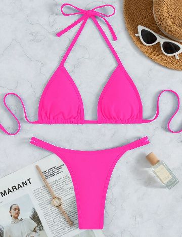 Costum de baie SHEIN, roz