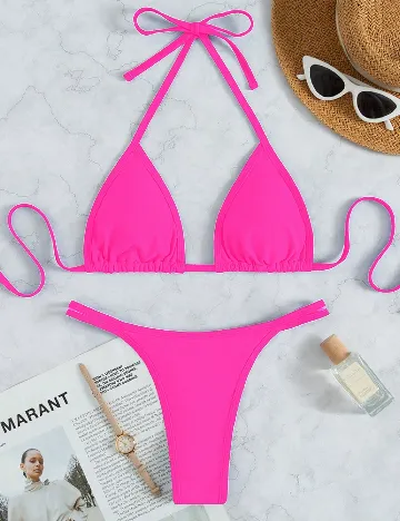 Costum de baie SHEIN, roz
