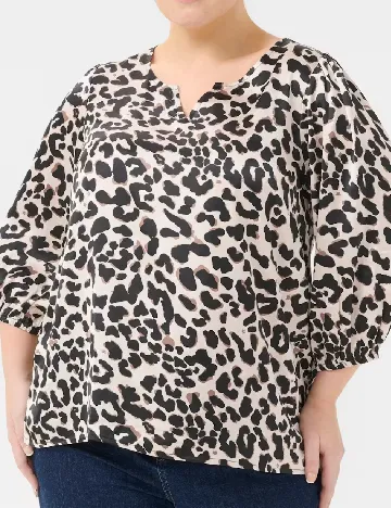 Bluza Kaffe Curve, animal print