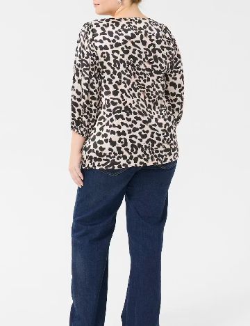 Bluza Kaffe Curve, animal print