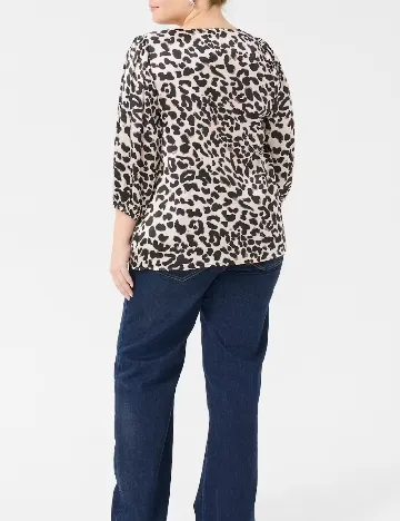 Bluza Kaffe Curve, animal print