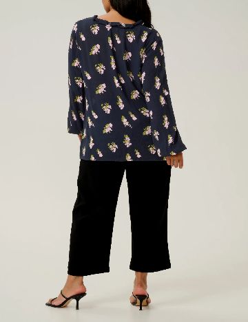 Bluza Kaffe Curve, bleumarin