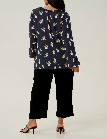 Bluza Kaffe Curve, bleumarin