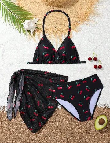 Costum de baie Shein Kids, negru