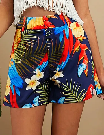 Pantaloni scurti SHEIN, bleumarin