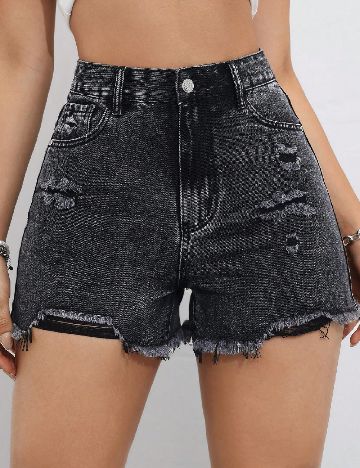 Pantaloni scurti SHEIN, gri inchis