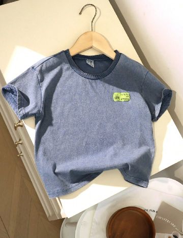 Tricou Shein Kids, albastru