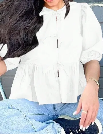 Bluza SHEIN, alb